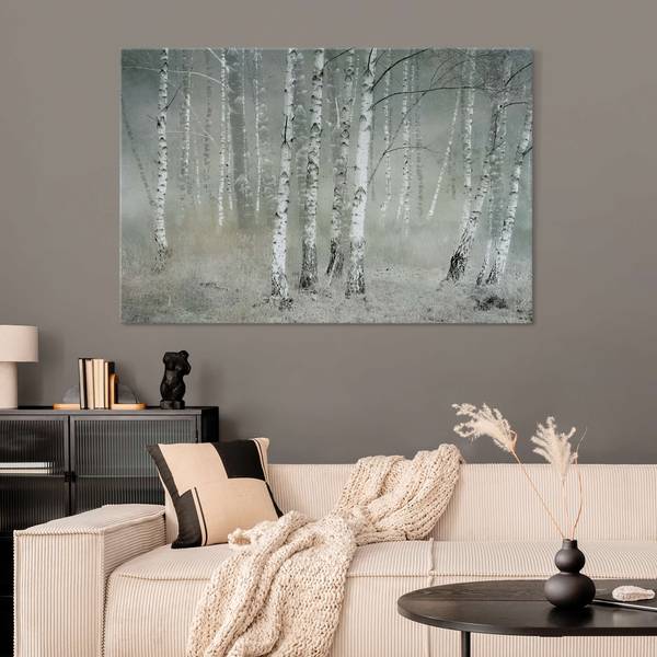 Akustikbild Birkenwald 180 x 120 cm