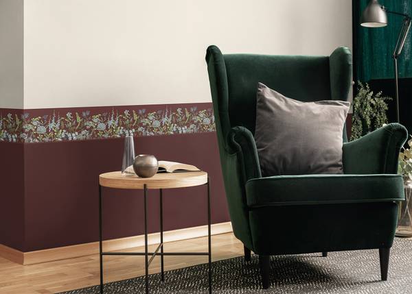 Tapetenbordüre 601722 Braun - Vinyl - 500 x 10 x 10 cm