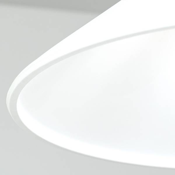 Hanglamp GRADO wit glas - zilver