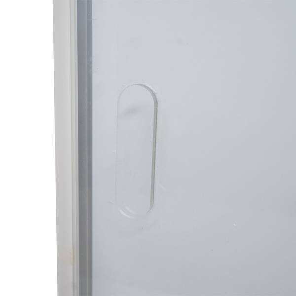 Vitrine Q50 wit - aluminium - staal - 66 x 96 x 9 cm