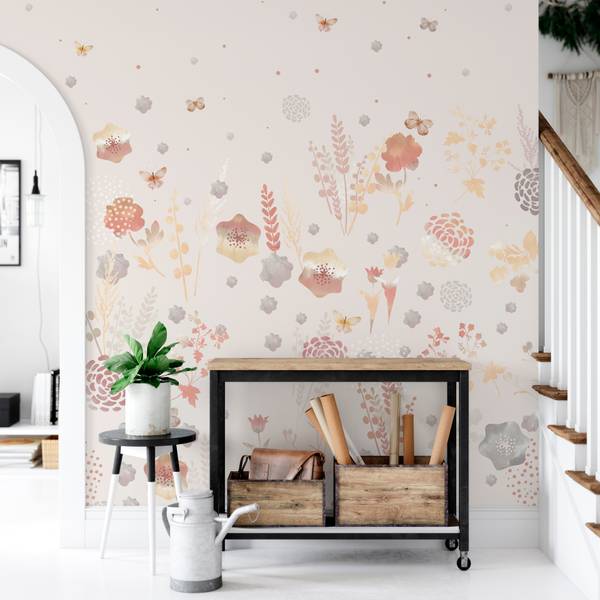 Panorama-Tapete Capucine Papier - 192 x 270 x 192 cm