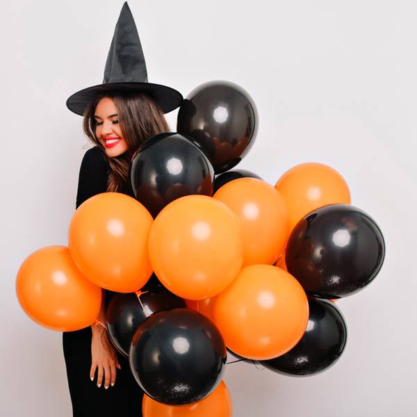 Halloween Ballons Girlande 38 Stk HA5216 Textil - 2 x 2 x 2 cm