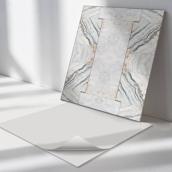 Fliesen Naturstein Design 4er Set 50 x 50 cm