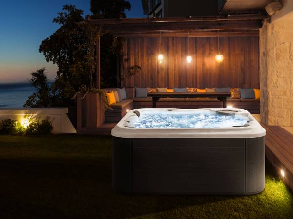 Outdoor Whirlpools TULAROSA Schwarz - Graphit - Grau - Silber - Weiß