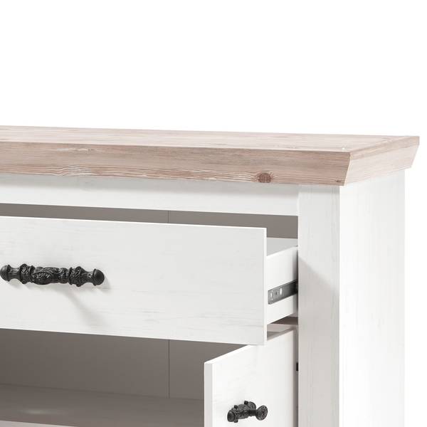 Garderoben-Set FERNA-61-15 2er-Set Weiß - Holzwerkstoff - 107 x 210 x 45 cm