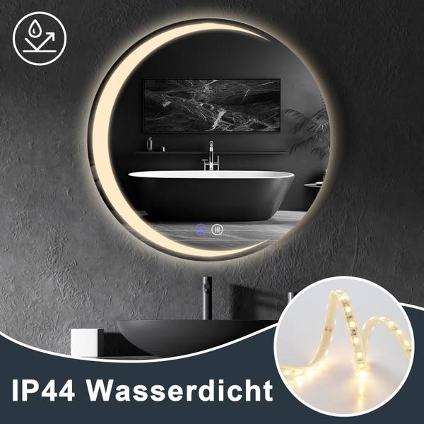 LED-Spiegel Reddy 60 x 60 cm