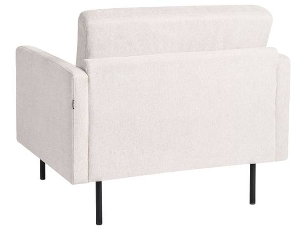 Set de canapés BREDA Beige - Noir - Textile - 85 x 45 x 250 cm