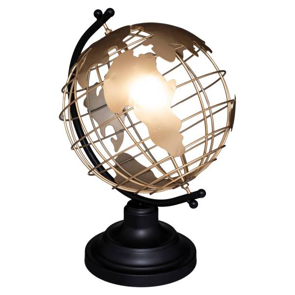 Globus NINO Gold - Metall - 18 x 28 x 19 cm