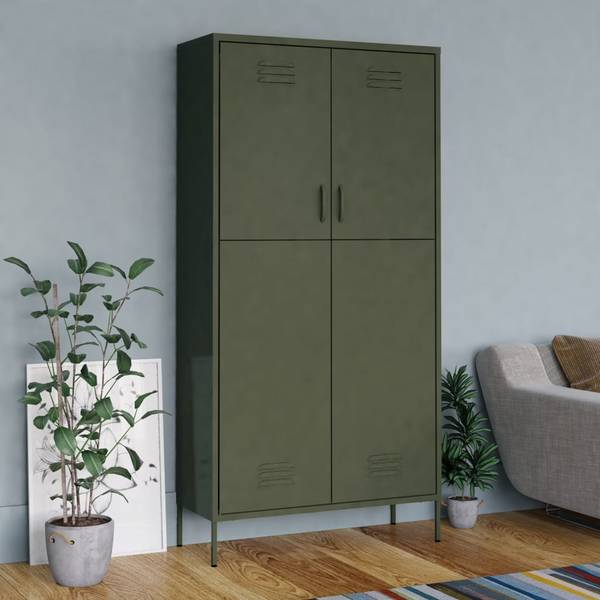 Kleiderschrank 3007017 Dunkelgrün - Grün