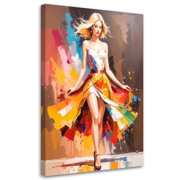Canvas schilderij Portretten 70 x 100 cm