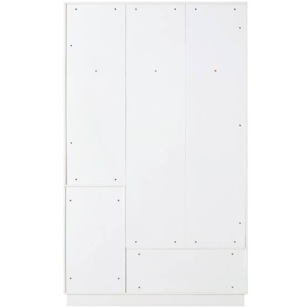 Kleiderschränke VeriAs Weiß - Holzwerkstoff - 120 x 200 x 40 cm