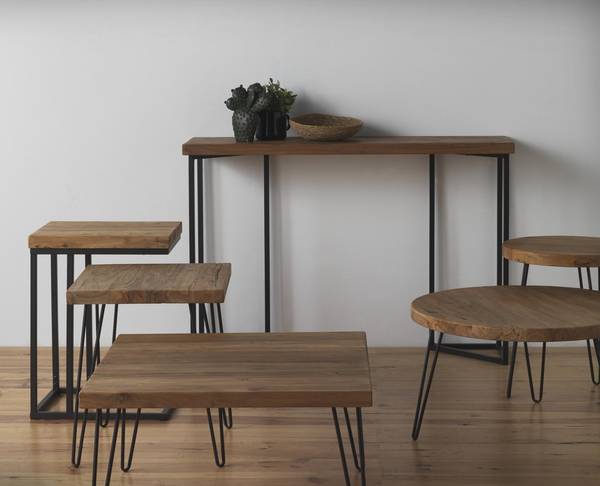 Hilfstisch 8411 Braun - Holz teilmassiv - 46 x 52 x 46 cm