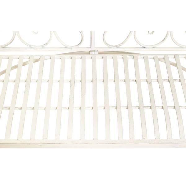 Tuinbank ESTATE wit - ijzer - 58 x 94 x 113 cm