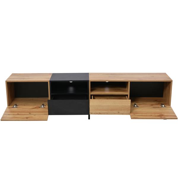 TV-Lowboard NaturEve Ⅱ Beige - Stahl - 190 x 48 x 38 cm