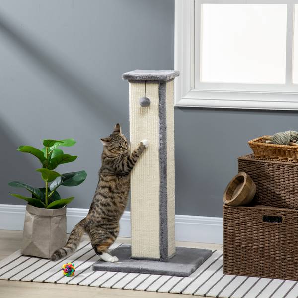 Arbre à chat D30-663V00GY Bois manufacturé - 41 x 81 x 41 cm