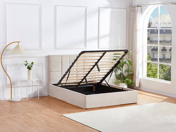 Bett mit Bettkasten HOPEYA 153 x 204 cm