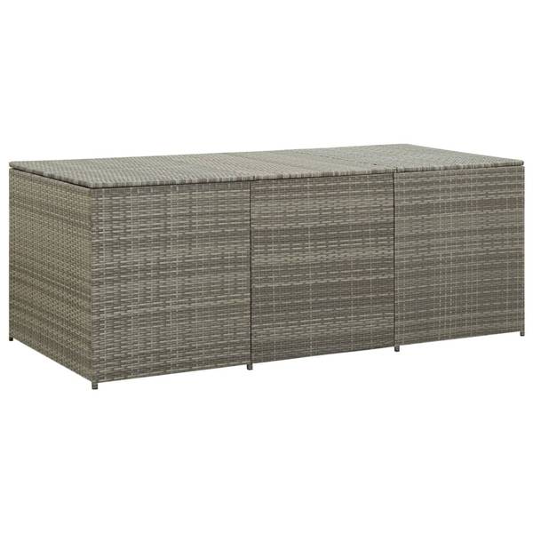 Boîte de rangement de jardin 299772 Gris - Acier - 180 x 70 x 90 cm