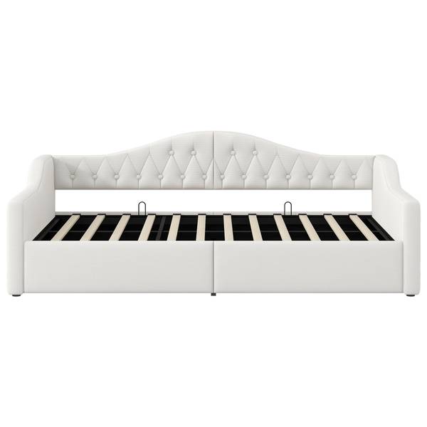 Schlafsofa Frieda mit Bettfunktion Beige - 98 x 214 cm