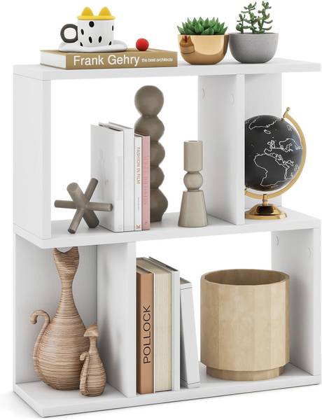 Bücherregal VH34592ITDE Weiß - Holzwerkstoff - 18 x 56 x 50 cm