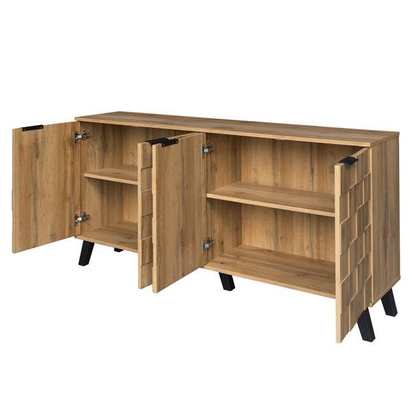 Sideboard Ocaers Braun - Holzwerkstoff - 36 x 78 x 161 cm