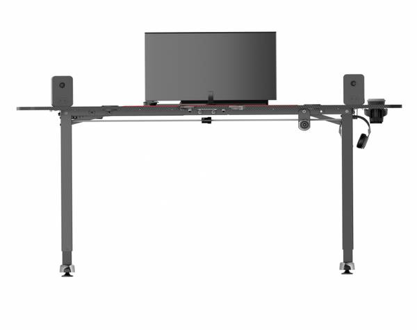 Gaming Schreibtisch SA-EL05-1675L-BLACK Schwarz - Holz teilmassiv - 160 x 75 x 75 cm