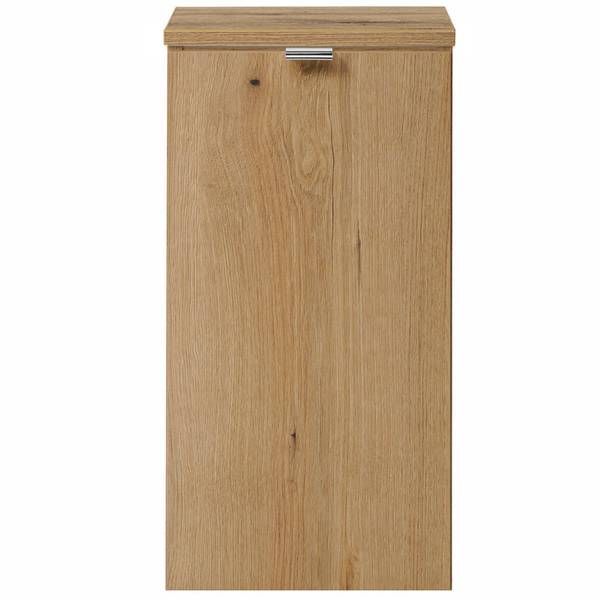 Armoire basse Newport Marron - Bois manufacturé - Métal - 30 x 60 x 40 cm