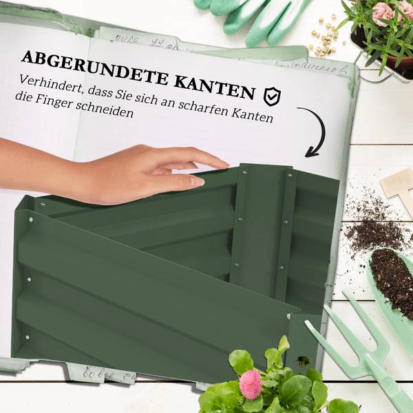 Hochbeet 84H-062V00GN Grün