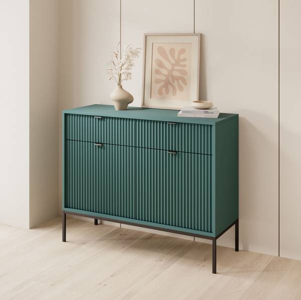 Sideboard VELLORE Grün - Breite: 104 cm