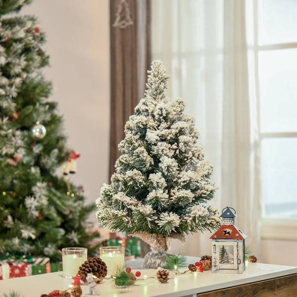 Weihnachtsbaum CD48 Weiß - Kunststoff - 32 x 60 x 32 cm