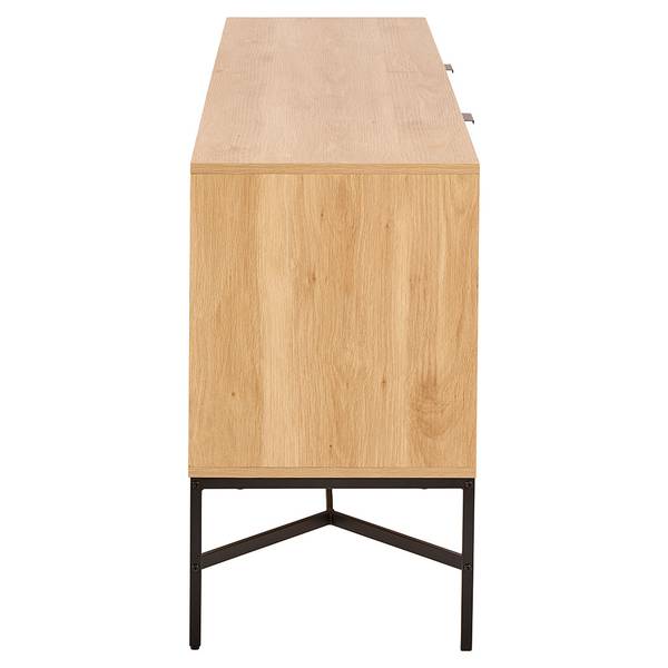 Sideboard Jaipur Braun - Holz teilmassiv - 180 x 70 x 40 cm