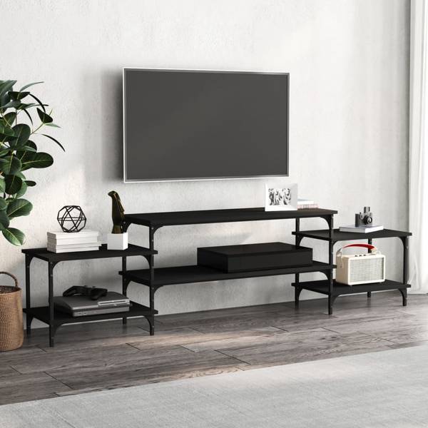 TV-Schrank 3028725 Schwarz - Breite: 197 cm