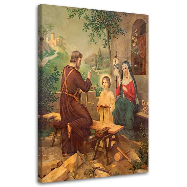 Wandbild die heilige familie 40 x 60 cm