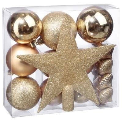 Kit de sapin COLORAMA DE NOEL Doré - Matière plastique - 21 x 8 x 23 cm