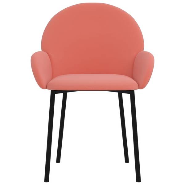 Esszimmerstuhl 3013812 (2er Set) 344767 Pink - Polyester - 57 x 78 x 57 cm