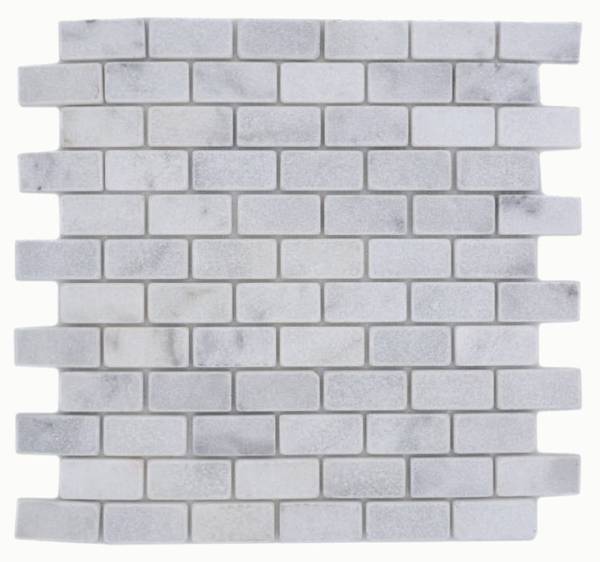 Mosaikfliesen Sopo-46692 Weiß - Stein - 31 x 31 x 31 cm