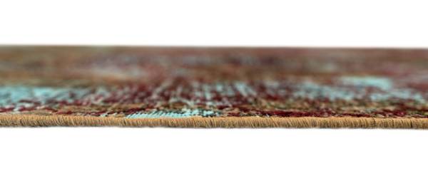 Tapis Vintage Royal XXV Bleu - Laine - 201 x 1 x 226 cm