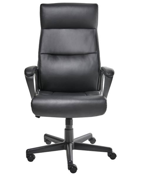 Chefsessel GURU Schwarz - Kunstleder - 65 x 114 x 73 cm