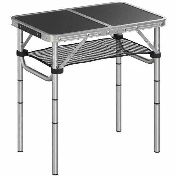 Campingtisch A20-653V00MX Schwarz - Metall - 40 x 60 x 60 cm