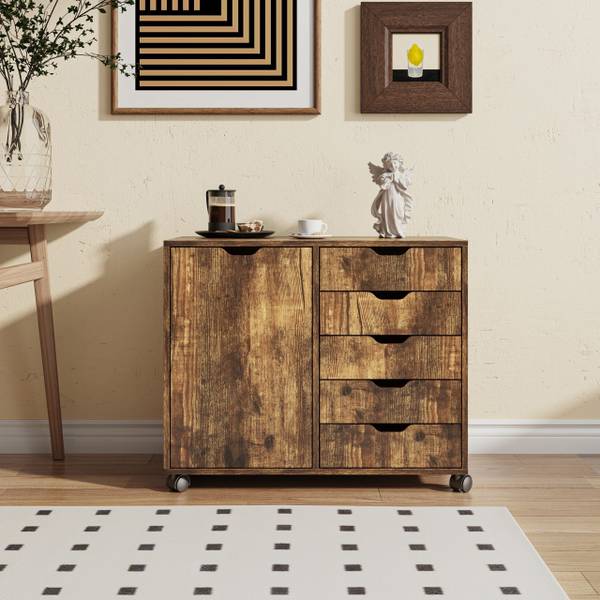 110807 Braun - Eisen - 46 x 18 x 86 cm