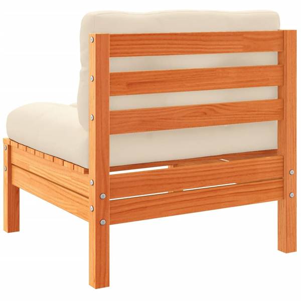 Loungeset 3042343 set van 6 bruin - grenenhout - 63 x 62 x 63 cm