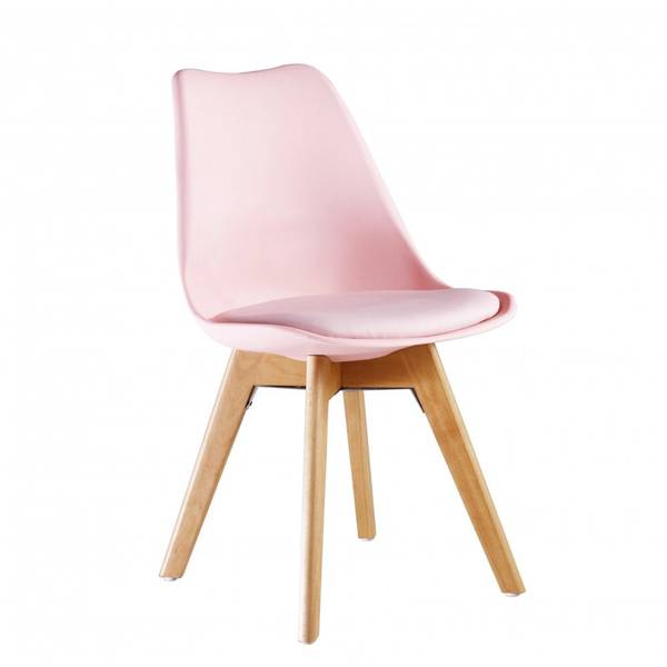 Esszimmerstuhl Retro 4-teilig Rosé