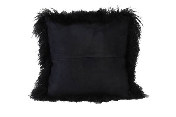 Dekokissen EVELYN Schwarz - Textil - 40 x 10 x 40 cm