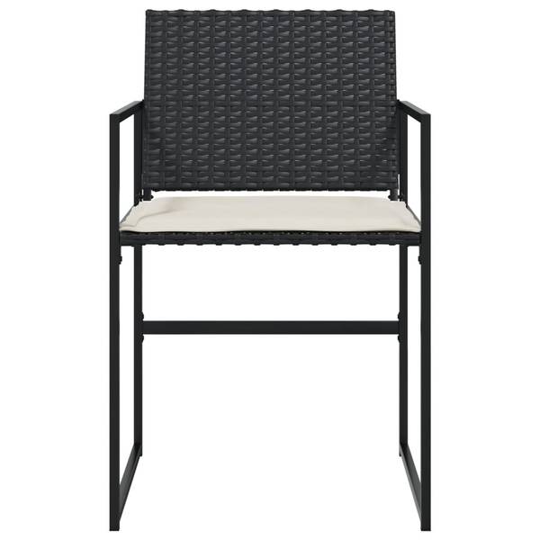 Chaise de jardin 4008581 (lot de 4) Noir - Acier - 50 x 81 x 51 cm