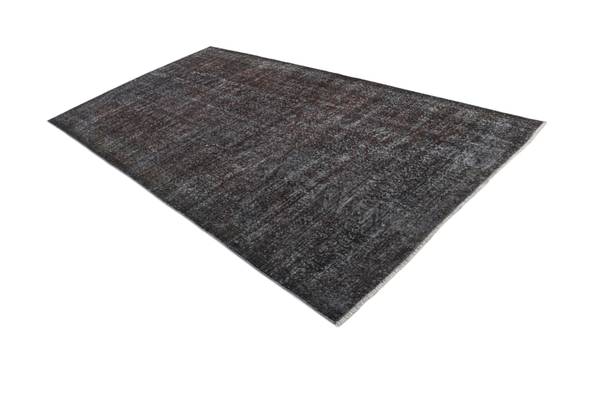 Teppich Ultra Vintage CDLXXXVI Schwarz - Wolle - 157 x 1 x 300 cm
