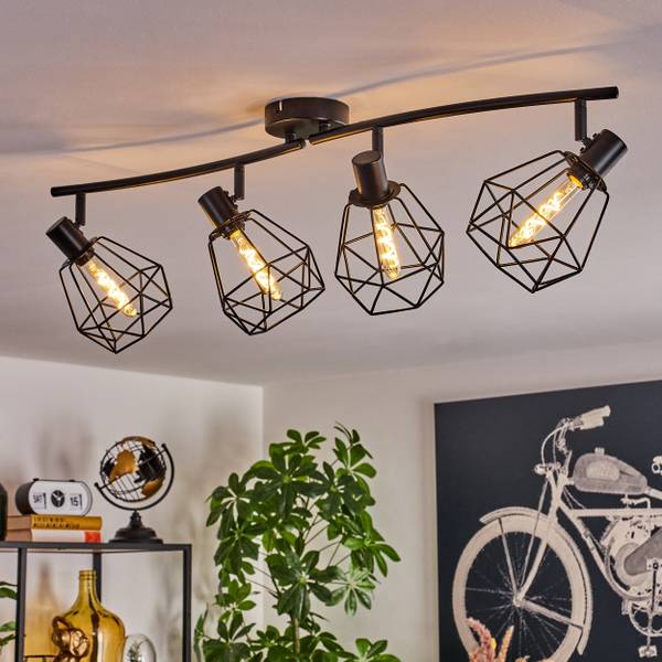 Deckenleuchte Campo 42 x 14 x 47 cm - Flammenanzahl: 4 - Metall