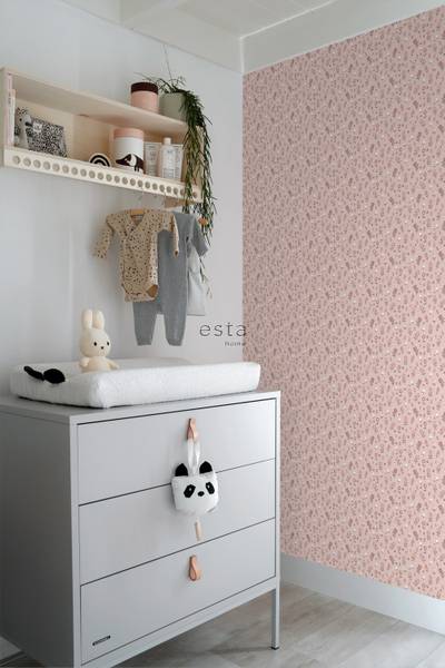 Tapete 139288 Pink - Fleece - 53 x 1005 x 53 cm