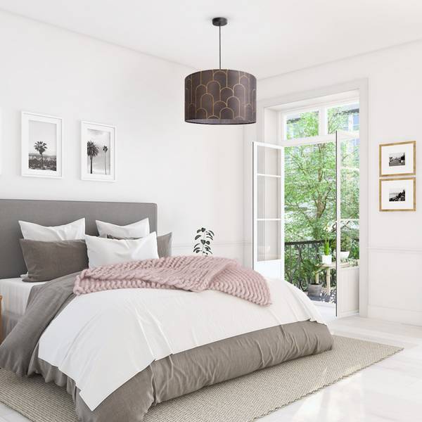 Pendelleuchte Hugo Pd1 Pil 005 Schwarz - Aluminium - 46 x 27 x 46 cm