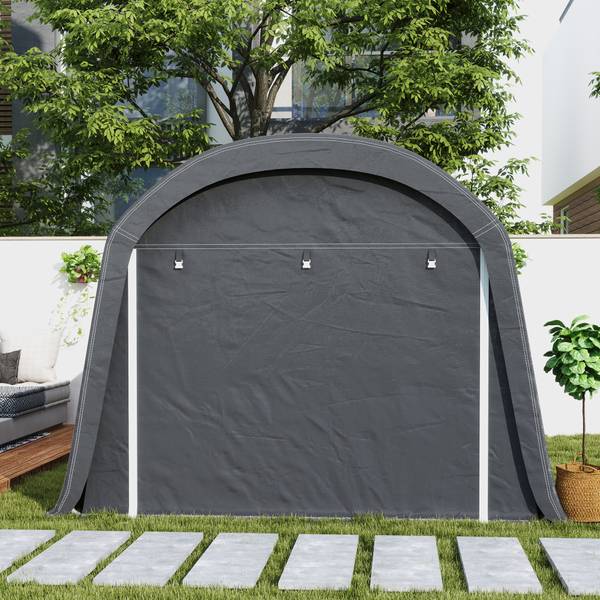 Gerätezelt 84H-301V00CG Grau - Metall - 300 x 230 x 450 cm