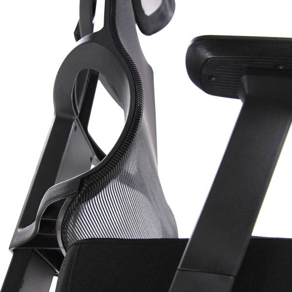 Bürostuhl SPINIO PRO Schwarz - Polyester - 64 x 138 x 62 cm