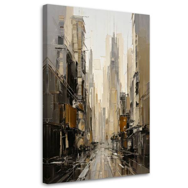 Wandbild stadt straße bild minimalismus 60 x 90 cm